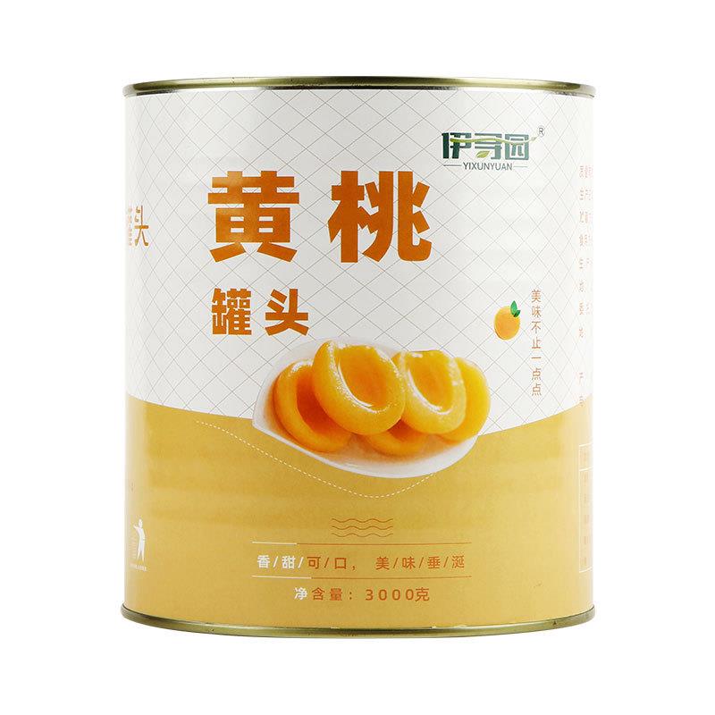 商用黄桃罐头6斤大罐装3公斤砀山产烘焙餐饮水果罐头
