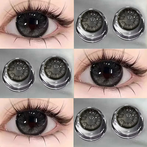 艾魅美瞳半年抛小大直径2025新款正品官网混血隐形眼镜一年抛男