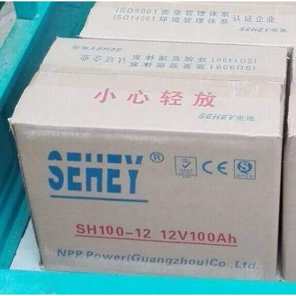 西力蓄电池12V100AH蓄电池 SEHEY SH10012铅酸免维护 UPS蓄电池