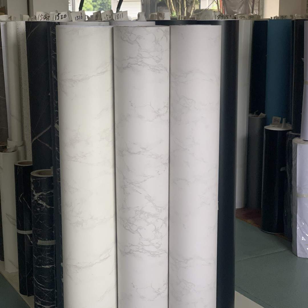 加厚防水浴室墙壁纸 展柜展厅贴膜 大理石纹pvc自粘墙纸