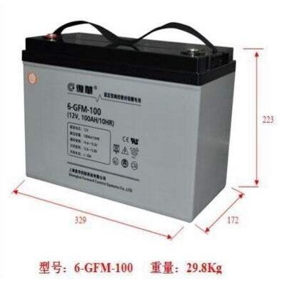 POWERSON12V100AH6-GFM-100通信蓄电池复华计算机系统UPS后备电源