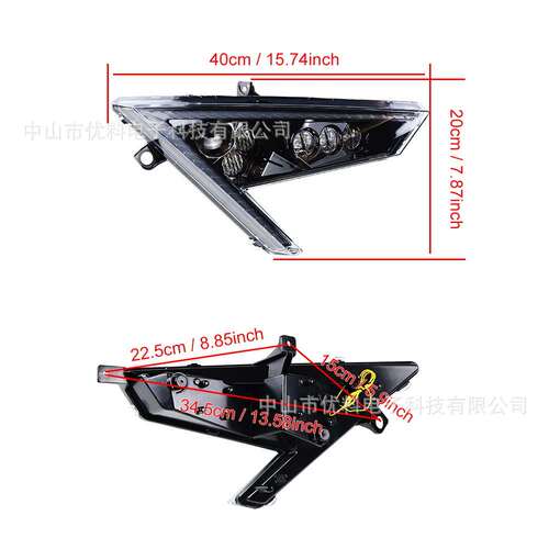 适用于北极星前照LED灯转向信号灯2414538RZR PRO XP2020-2021年