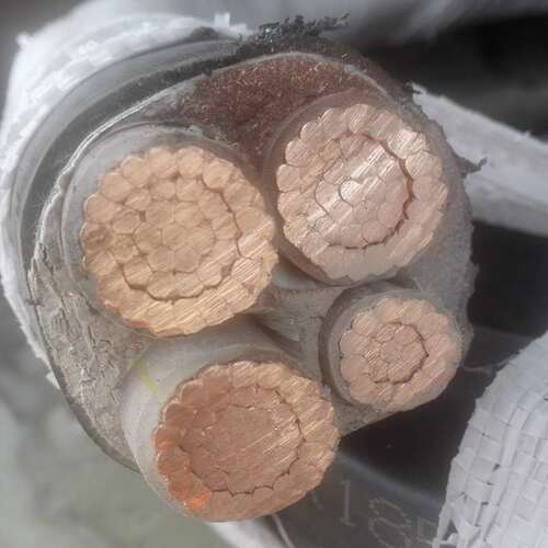 YJV电缆3*95+1*50电力电缆4芯95平方铜芯电缆线 户外三相铜线