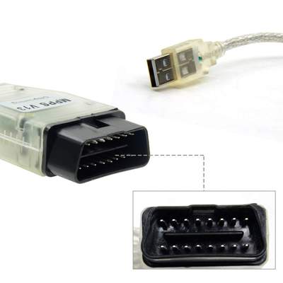 MPPS SMPS V13.02 V13 K CAN Flasher Chip Tuning OBD2 Cable