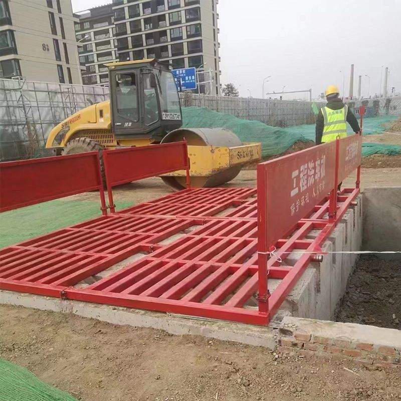 工地洗轮机全自动红外感应全封闭洗车机免基础大型车辆冲洗平台