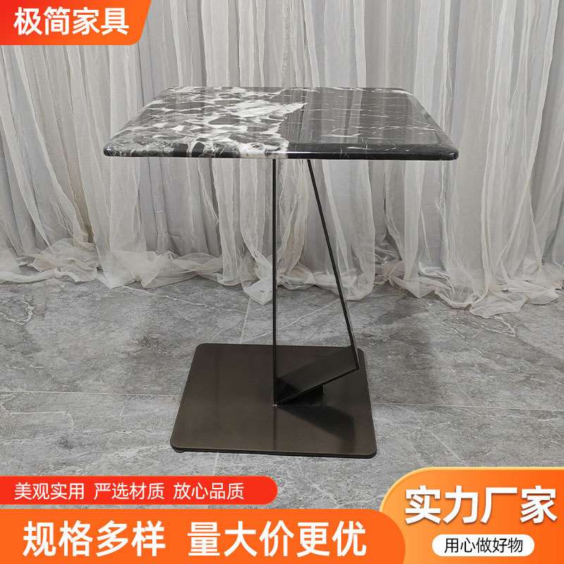 现代简约床头铁艺小圆桌客厅沙发边几角几阳台小茶几创意边桌摆桌
