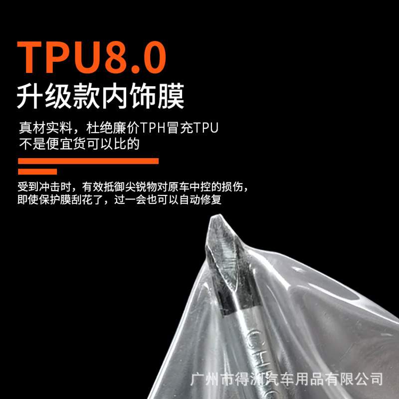 适用宝马新5系1系3系7系/X1X34X5X6GT中控面板保护膜内饰膜透明