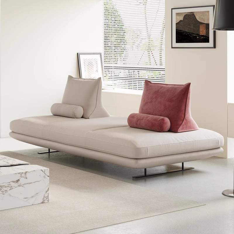 意式极简普拉多沙发写意空间轻奢小户型设计师双面prado布艺沙发