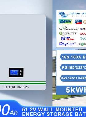 pack for 5KW 10KW 15KW off-grid household solar systems Home