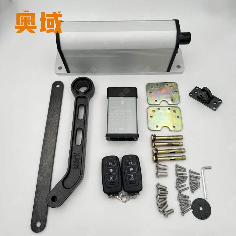 电动闭门器侧装90度曲臂式小区室外防水门禁平开门电机自动开门机