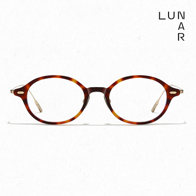 Lunar 26SS Daily系列书呆子眼镜超轻纯钛光学镜防蓝光镜片