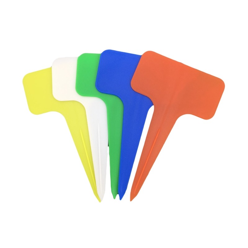 极速加厚园艺花卉白l色多肉PVC标牌植物防水塑料园林插牌T型果树