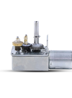 极速双轴JGY370直流减速电机w24V12V6V蜗轮蜗杆大扭力直流马达马