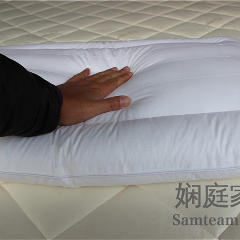新品低反弹型平枕心低枕头护w颈偏硬可水洗全棉五星酒店枕芯高/矮图片