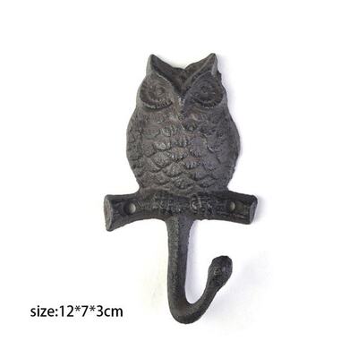 极速Vintage Wall Hook Hanger Rustic Cast IroOn Nautical Key