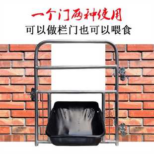 极速猪圈门猪栏门砖砌猪舍门电子A可定制热镀锌钢管限位栏母猪保