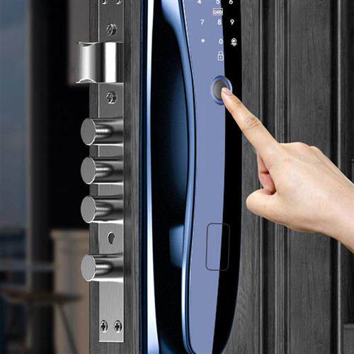 极速指纹锁家用防盗m门智能锁自动密码锁3D人脸识别门锁可视猫眼