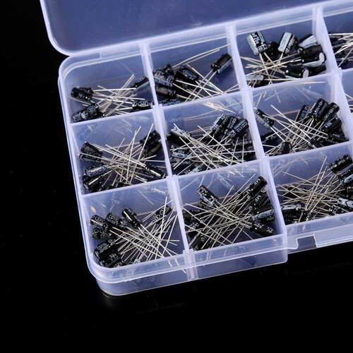极速200pcs/Set DIY o15 Capacitance Model 0.1uF-220uF Electro