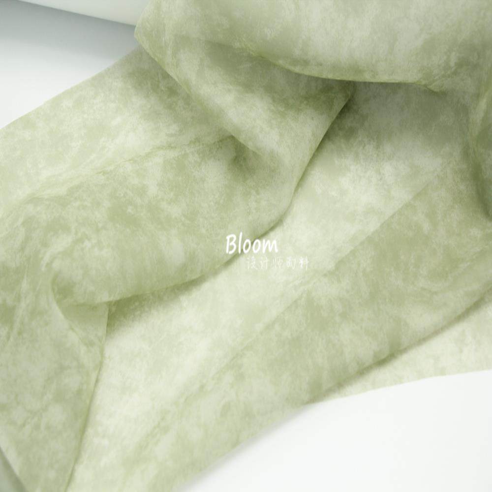 极速细腻垂感g 苔藓绿色油画风晕染扎染欧根纱布料礼服洋装汉服面,居家布艺,海绵垫/布料/面料/手工diy,淘宝优惠券,粉丝福利购,淘宝优惠卷