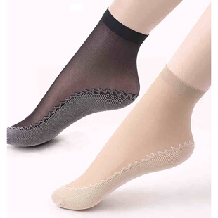 极速棉底防滑f丝袜女短薄款春秋夏季纯肉色松口包芯防勾丝耐磨中