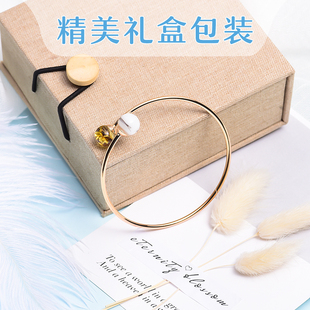 极速宝宝b胎毛纪念品diy自制胎发手链婴儿母乳手镯双胞胎满月百天