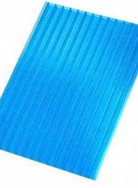 极速厂销新款新款中空pc阳光板透明雨棚耐力板5Qmm户外隔热婚庆顶