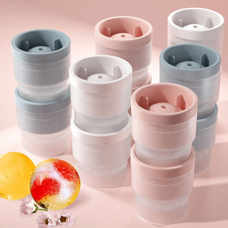 极速Whiskey Round Ice Cube Mxaker Silicone Ball Shape Spheri