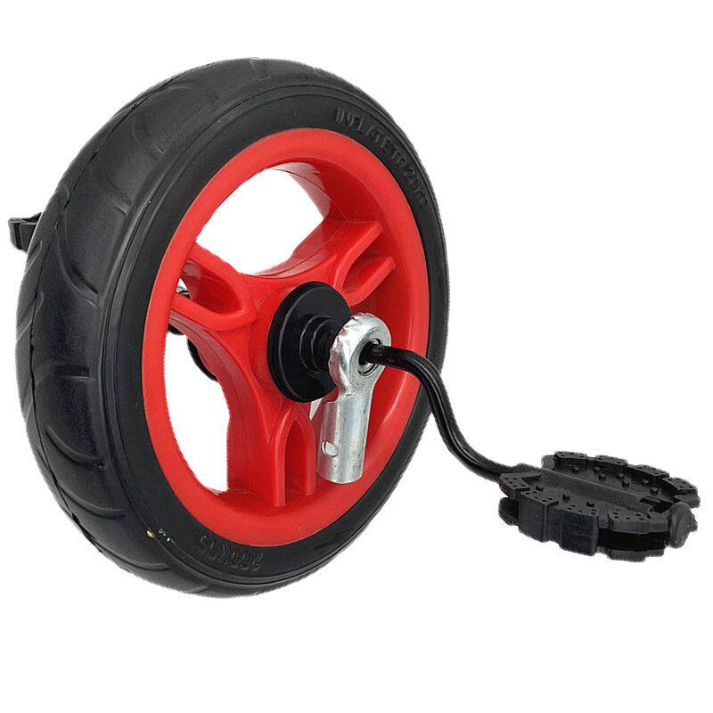 极速童车儿童三轮车配件s前轮轮胎后轮实心发泡轮小孩脚踏车车轮