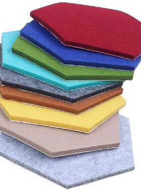 极速Hexagon Pad Cnork Board/Pin Board, 9-Pack Colorful Wall