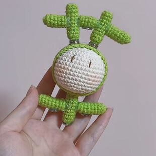 苦草丸子造型钩织材料包毛线钩织苦草团子钩针材料包手工编织