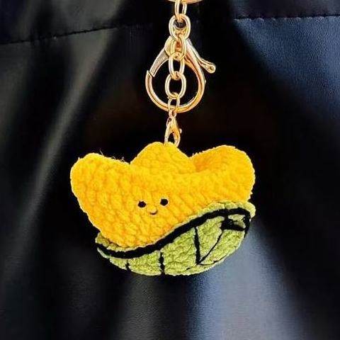 一叶抱富挂件编织毛线钩织