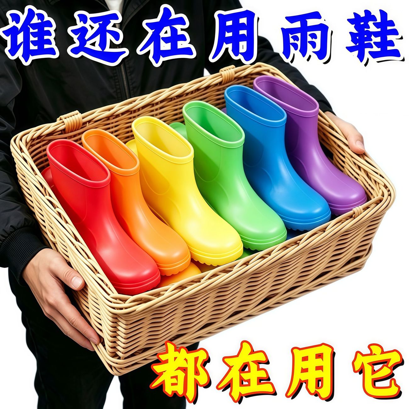 防水防滑加厚耐磨雨鞋鞋套