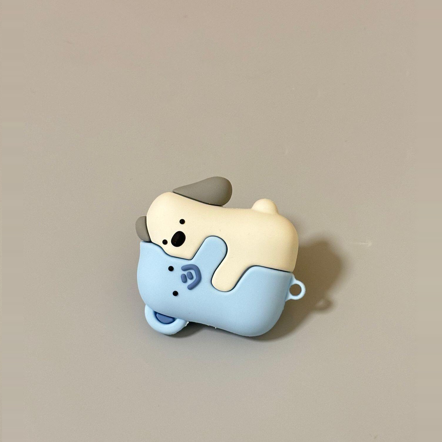 可爱拥抱小狗小象贴贴airpods4代耳机壳2代适用苹果AirPodsPro2硅胶软壳耳机保护套3代华强北5代耳机套少女心