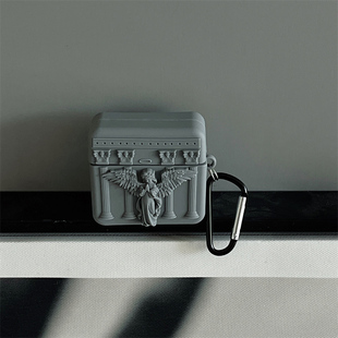 复古文艺祈祷天使适用华为freebuds se2保护套4/4e耳机壳6i耳机套硅胶5i耳机保护壳clip蓝牙耳夹软壳pro3防摔