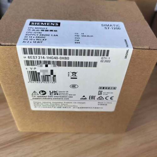 可维修6ES7214-1HG40-0XB0CPU，西门子模块原