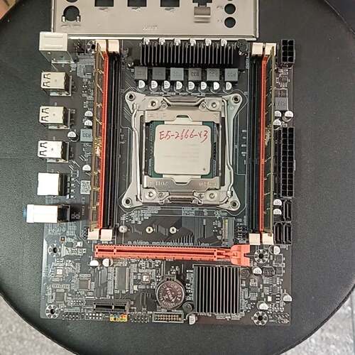 可维修x99E5 2666 v3U，主板板套装
