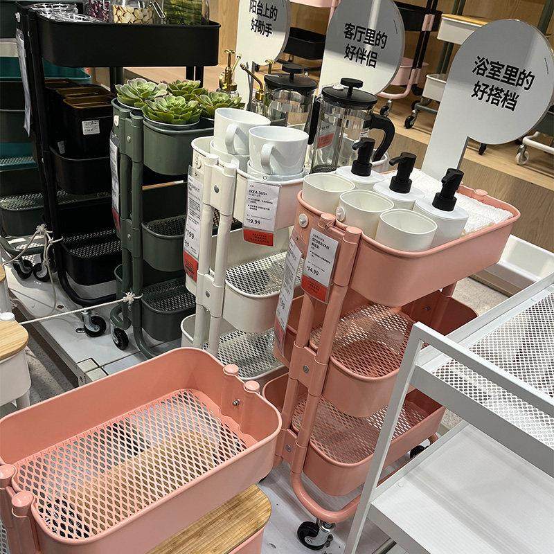 厨房小推车置物架家用落地客厅卧室婴儿用品收纳架零食蔬菜储物架,收纳整理,整理架/置物架/收纳架,淘宝优惠券,粉丝福利购,淘宝优惠卷