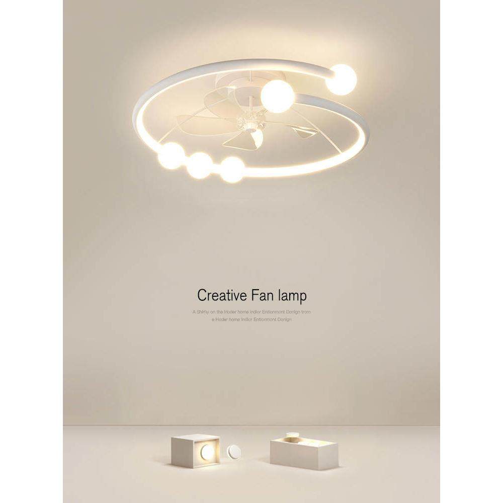 2025新款风扇灯现代简约客厅灯全光谱护眼卧室智能摇头餐厅电扇灯,家装灯饰光源,风扇灯,淘宝优惠券,粉丝福利购,淘宝优惠卷