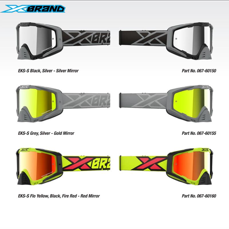 美国Eks越野摩托车护目镜Gox防雾，防尘和防风的自行车护目镜，为