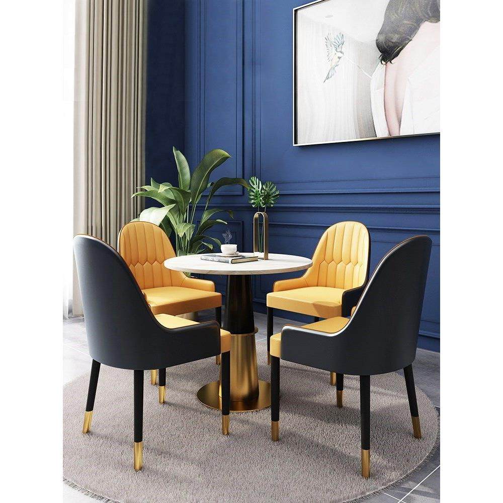 轻奢洽谈桌椅组合休息区售楼处会客接待简约大理石小圆桌一桌两椅,住宅家具,大理石餐桌,淘宝优惠券,粉丝福利购,淘宝优惠卷