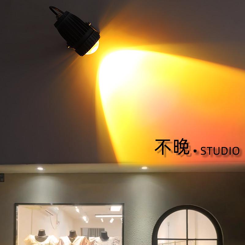 门头灯庭院户外防水壁灯外墙灯室外壁灯日落灯阳台洗墙射灯气氛灯