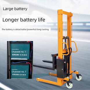 液压升高叉车1吨2吨半电动充电堆高车手动液压堆垛车铲车叉车装卸