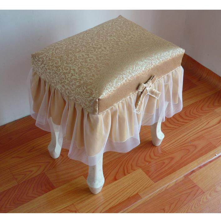 欧式田园风格长方形凳套 钢琴凳防尘罩 多种尺寸选择