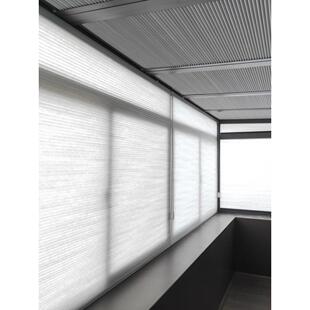 免打孔拉珠蜂巢帘卷帘窗帘办公室卧室书房隔音隔热遮阳风琴帘定制