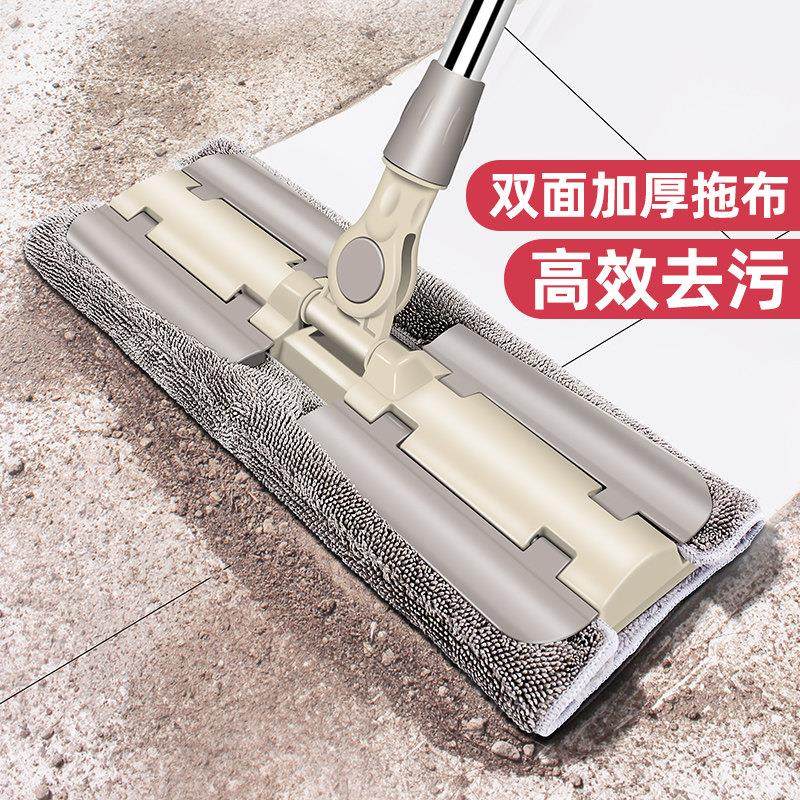 酒店客房用拖把宾馆夹布夹抹布毛巾平板擦地夹板地板专用拖地拖布
