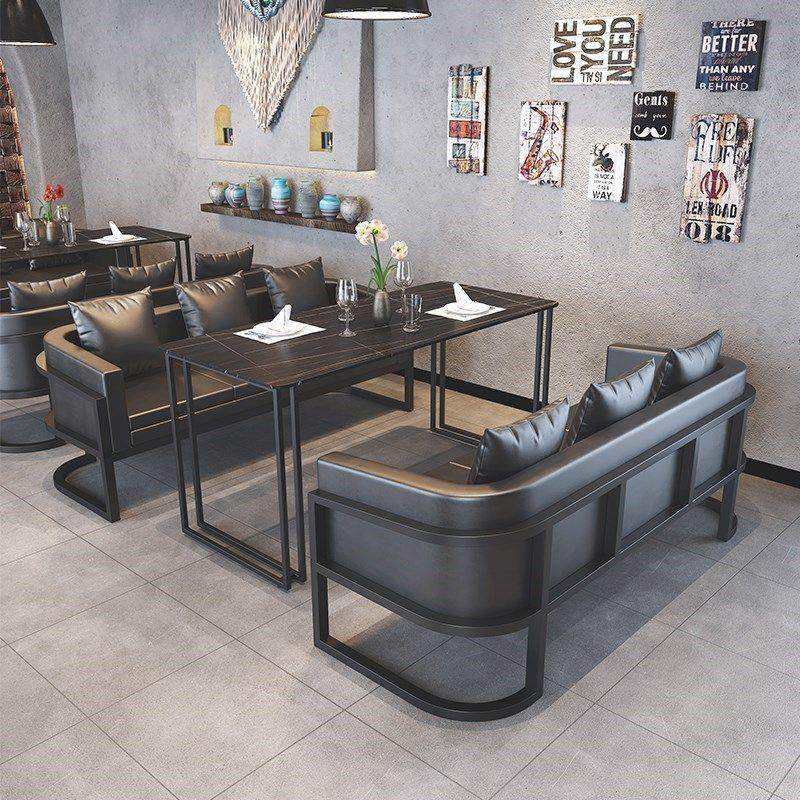 酒吧桌椅卡座工业风餐厅音乐咖啡厅餐吧烧烤饭店清吧商用沙发餐桌,商业/办公家具,卡座,淘宝优惠券,粉丝福利购,淘宝优惠卷