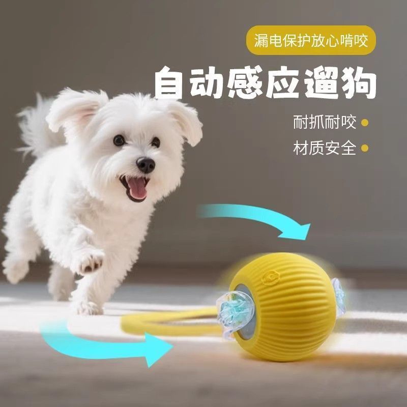 狗狗自动溜溜球耐咬解闷互动