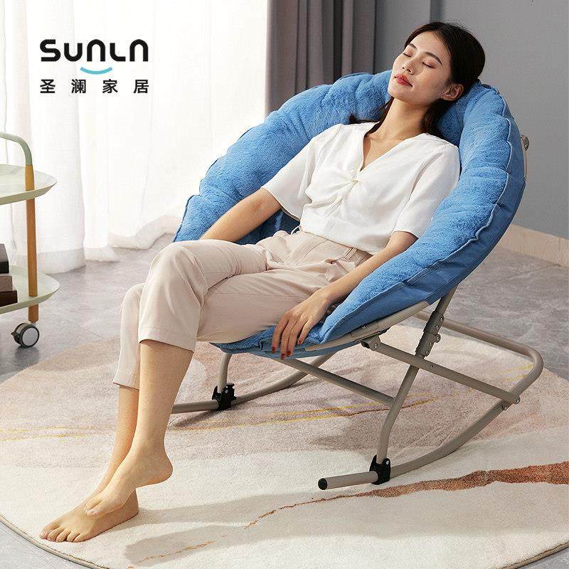 圣澜躺椅阳台家用休闲椅客厅懒人沙发摇椅现代简约单人沙发午休椅,住宅家具,摇椅,淘宝优惠券,粉丝福利购,淘宝优惠卷