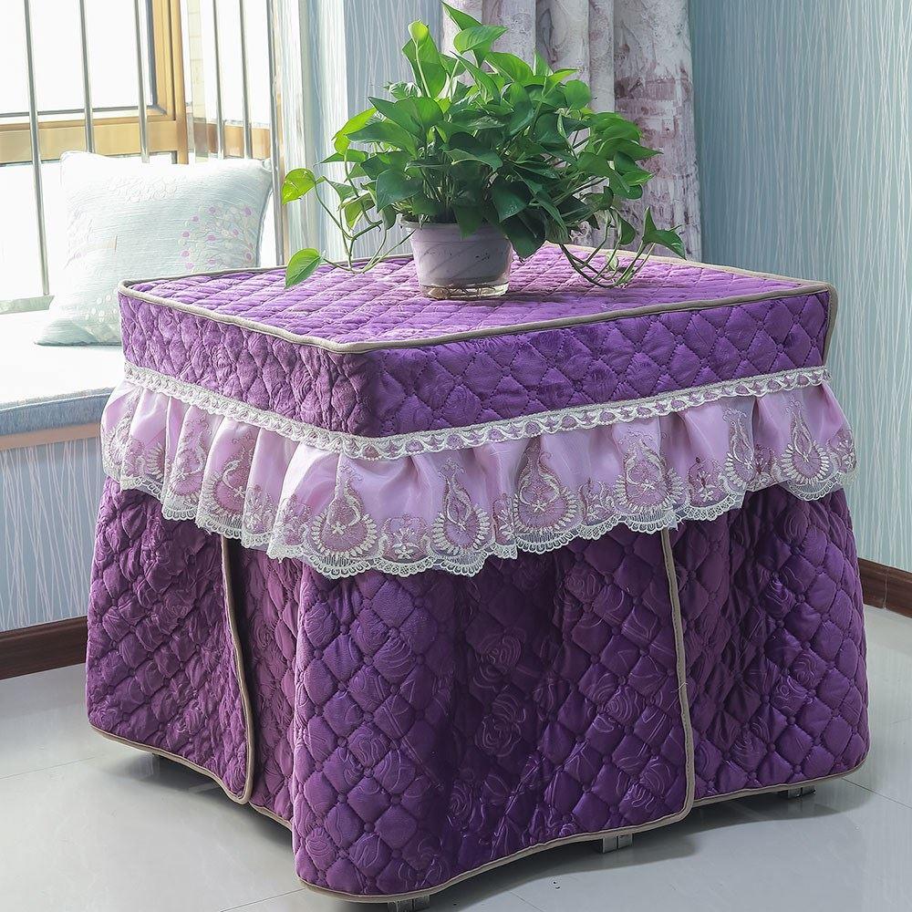 冬季电暖炉罩烤火被加厚正方形桌布套罩家用烤炉防水取暖电炉罩被