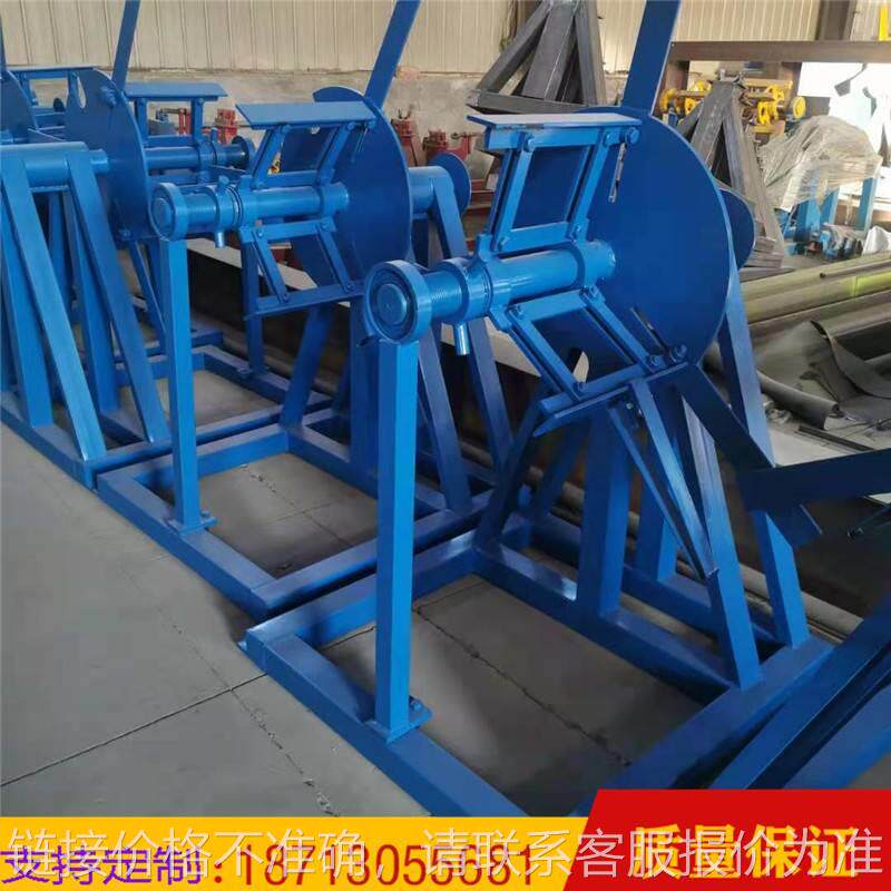 钢带立式送料架厂家 彩钢卷简易上料架 金属钢卷镀锌卷电动放料机